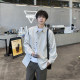 @Hong Kong Arts and Art Men Laiser Tiansi Cotton Working Long Sleeve Shirt Men's Autumn Slack Inner Casual Shirt