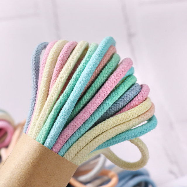 3mm gradient color core-spun cotton rope 10 meters diy bracelet bag strap braided rope macrame mobile phone bag hanging braid