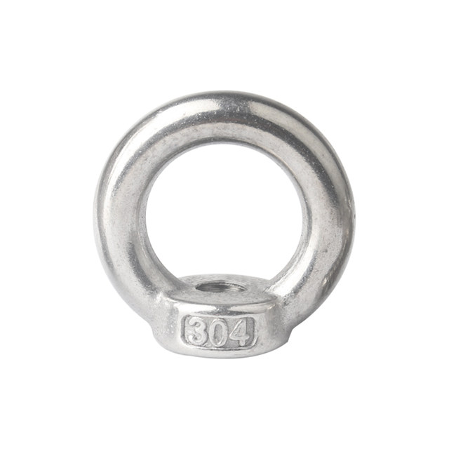 National standard 304 stainless steel lifting eye nut screw bolt screw nut triangular ring Japanese style high-foot marine lifting nut