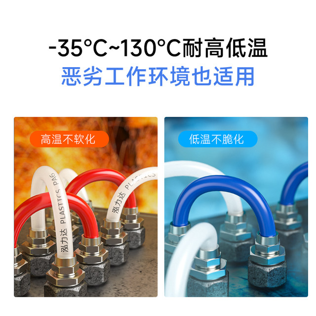 PA6 high temperature and high pressure resistant nylon air pipe lubricating oil pipe 4/6/8*1.5 machine tool oil pipe explosion-proof and corrosion-resistant hard pipe