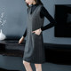 Autumn and winter sleeveless women's woolen vest skirt age-reducing strap dress temperament versatile base V-neck suit vest skirt