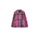 vogana Cannes home large size original silhouette Korean jacket winter retro plaid wool pullover top