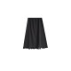 vogana Cannes home large size original gentle atmosphere and cunt lace splicing hidden wool A-line skirt