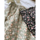 vogana Cannes home large size original summer casual casual elastic high waist ruffled floral skirt for women summer