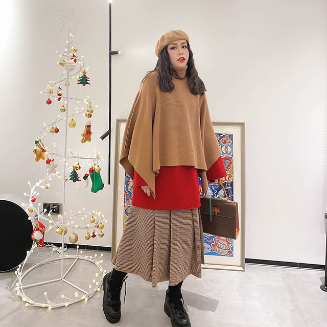 vogana Cannes home large size original innovative annual battle robe jacket thickened aura full wool double-sided wool coat