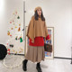 vogana Cannes home large size original innovative annual battle robe jacket thickened aura full wool double-sided wool coat