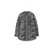 vogana Cannes home large size original fashionable small lapel leopard print zebra print shirt crisp cotton warm jacket