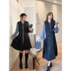 vogana Cannes home large size original temperament sleeveless suit dress age-reducing well-behaved pleated skirt length and style
