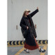 vogana Cannes original plus size fashionable one piece sweatshirt skirt waist slimming A-line dress