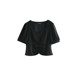 vogana Cannes home large size original French retro tilted neck top makes people look taller and younger girl chiffon shirt autumn