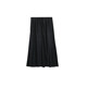 vogana Cannes home large size original autumn and winter retro loose slimming mid-length skirt for flesh-covering A-line skirt