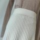 2023 Autumn and Winter New High Waist Skirt Solid Color Swing Skirt A-Line Pleated Mid-Length Korean Style Long Skirt for Women