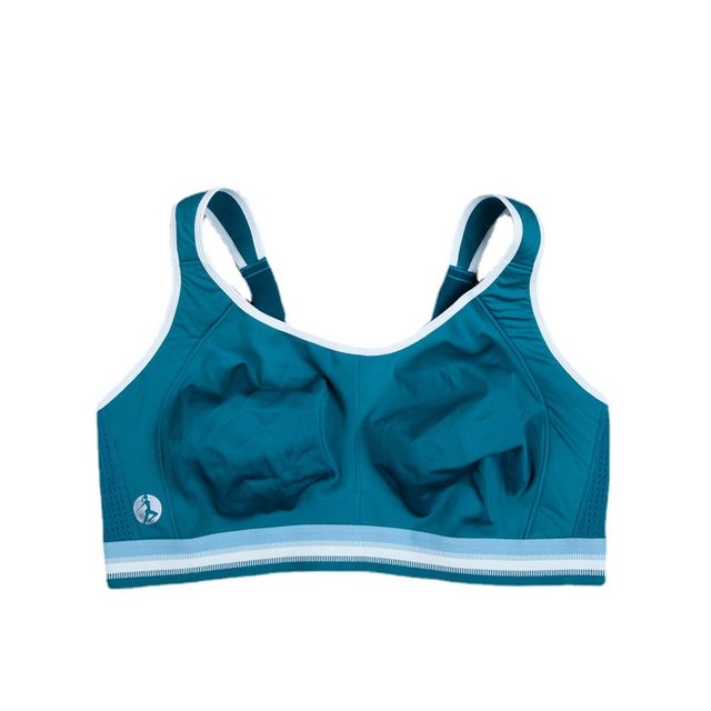 European and American wide shoulder straps without steel rings, shock-proof, large chest, small, large size sports underwear vest integrated