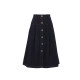 Ayama Vero Moda skirt 25 spring and summer new high-waist A-line button decorative denim skirt