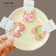 
Children's Butterfly Hair Band Cute Strawberry Hair Rope Card Holder Bow Girl Rubber Band 2025 New Princess Hair Accessories