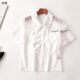 243489 Summer shirt Shenzhen women's mid-length short-sleeved collar
