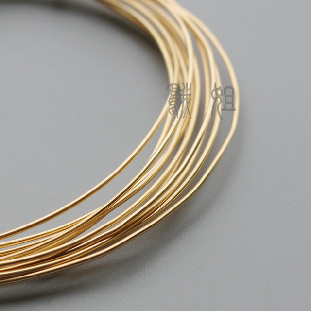 14K gold wire soft gold wire silver wire color protection shape wire braided wire winding wire and busbar DIY material accessories