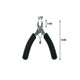 Fine small stainless steel toothless fine needle nose pliers round nose oblique shear hand-wrapped jewelry diy jewelry tool pliers