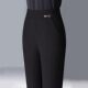 Black imitation suit pants for women in spring and summer thin 2025 new Harlan straight large size nine-point small cigarette pants trendy