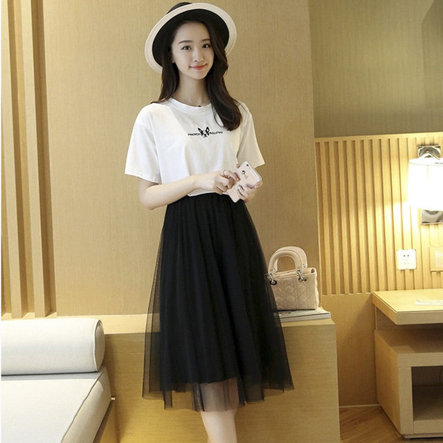 Internet celebrity gauze skirt women's skirt slim pleated temperament skirt draped mesh a-line high waist 2025 new elastic retro
