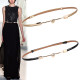 Simple skirt, thin belt, women's decorative dress, genuine leather, Korean style, versatile fashion, women's cowhide, thin belt, women's style
