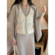 Thecoco various ways to wear two-piece shawl knitted dress for women's spring soft slim fit and slim skirt
