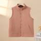 2025 new ferrous vest for women with velvet thickened casual versatile vest jacket for women in autumn and winter mother suit