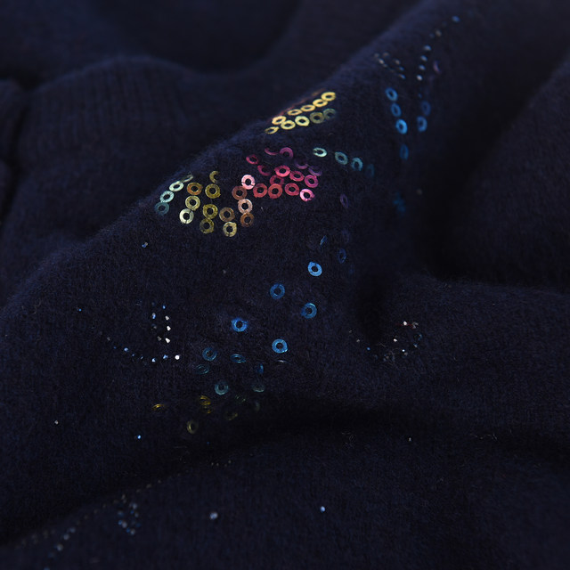 Mom's new autumn and winter fashion 100 full wool cardigan middle-aged and elderly women's clothing fashionable and clean sweater temperament jacket