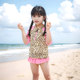 Children's swimsuit girls, baby, foreign qi sunscreen, leisure, skirt, fast -drying hot spring surfing sunscreen swimsuit
