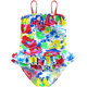 Children's swimsuit red sweet girl princess baby skirt one-piece surfing casual speed dry swimsuit hot spring