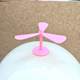 Rearview mirror rotating propeller jewelry cute children's toys battery car top helmet decoration bamboo dragonfly