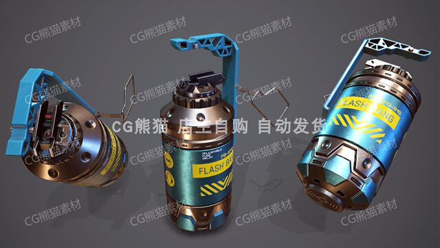 UE4 Unreal 5 Grenade Chests Grenade Realistic Grenade Ballistic Pack