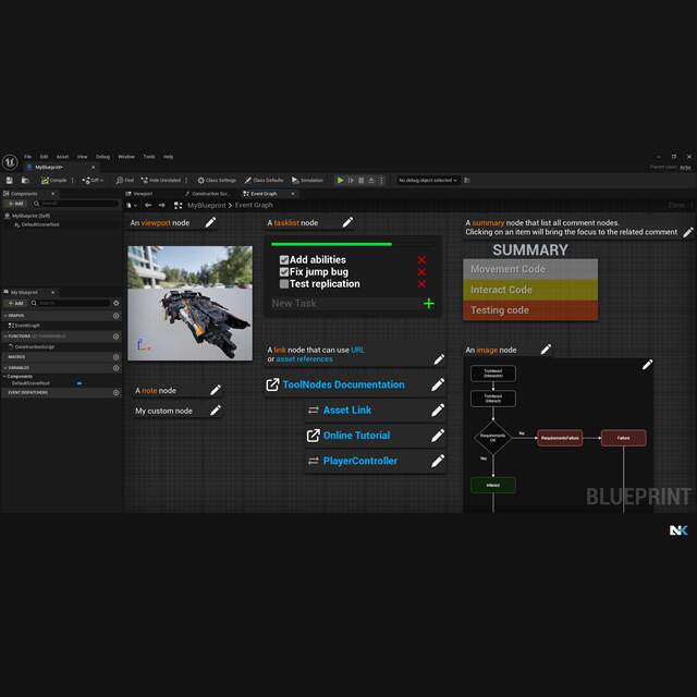 UE5 Unreal 5.3-5.6 BetterBlueprint - ToolNodes Blueprint Editing Tool ...