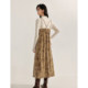 Inman Velvet Dye V-neck Sling 2024 Winter Women's New Style Back Cross-lace A-line Dress