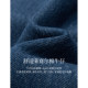 Inman French A-line denim skirt 2025 spring women's new elastic high-waist simple and versatile casual umbrella skirt
