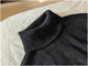 Large sizes available on clearance, Spanish designer brand exported, men's loose slim turtleneck pure cotton sweater and sweater