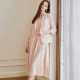 Luoyi elegant V-neck big sling dress 2025 summer new lady light pink pleated sleeveless skirt 10345
