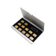 Mobile phone card storage box, aluminum alloy sim card bag, 24 nano sim card sorting box, card box, needle delivery