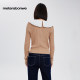 Metersbonwe sweater women's 2024 spring new style college pullover doll collar solid color sweet age-reducing women's sweater