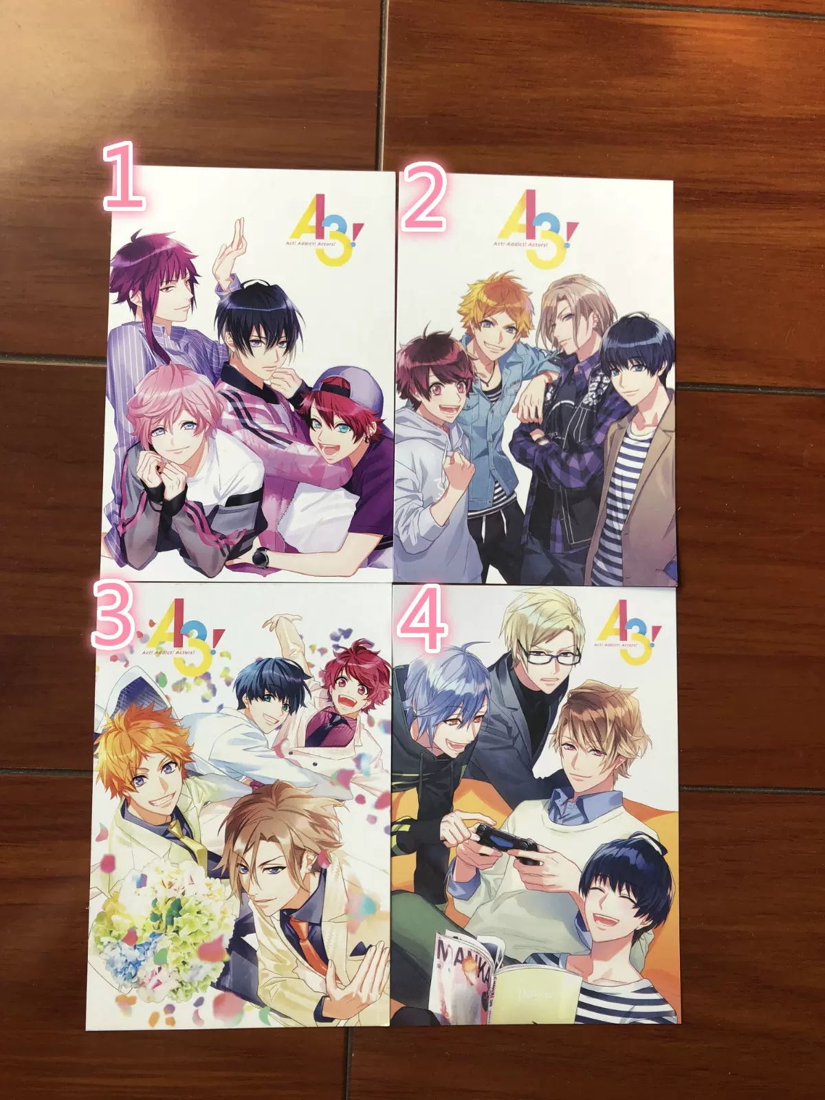 A3 满开剧团日版明信片咲也太一万里天马茅崎至月冈