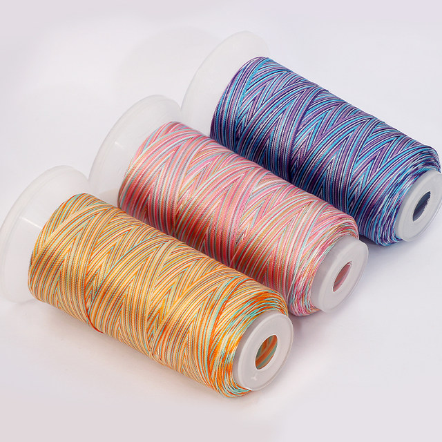 6-strand segment dyed thread five-color thread hand-woven dragon pattern bracelet colorful baby ancient couple bracelet diy