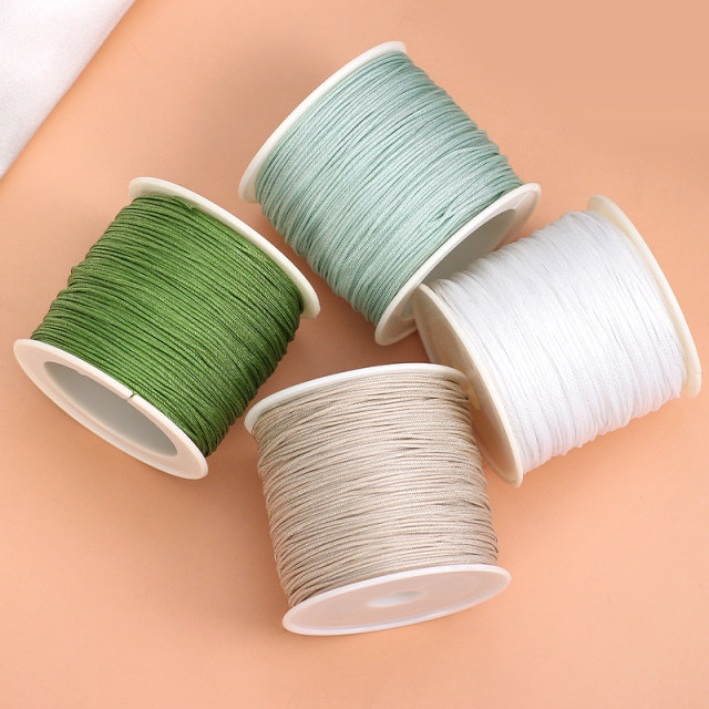No. 72 jade thread red rope hand-woven mobile phone lanyard thread ...