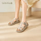 Spider King Women's Shoes Official Flagship Store 2025 Authentic Summer New Product Genuine Leather Hollow Open-toed Roman Sandals