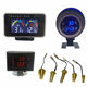 Car truck forklift LCD display two-in-one water temperature meter voltmeter universal water temperature sensor 12V/24V