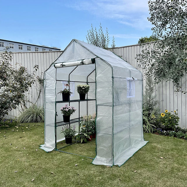 Outdoor gardening greenhouse greenhouse flower stand warm shed plant succulent flower room insulation shed sunshade rainproof warm room flower stand