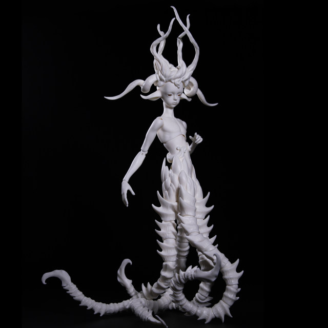 bjd Glen 1/4 Satyr body display T-10 Forest God Black Goat humanoid version of Cthulhu tentacles