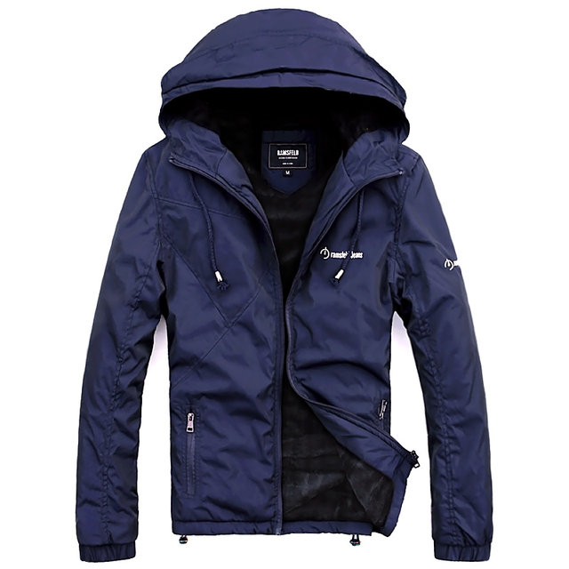 Winter Fashion Men's Cotton Coat Loose Casual Youth Hooded Jacket Korean Style Trendy Parker Clothing