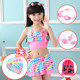 Girls split swimsuits, fresh and cute skirts, students swimming underwear, seaside vacation, children's bikini conservative
