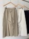 New summer style, Hong Kong style asymmetrical mid-high waist mid-skirt hip skirt skirt slit 0.27KG