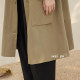 Weiyu large-size women's clothing British style stand collar windbreaker for women 2025 autumn new high-end loose jacket